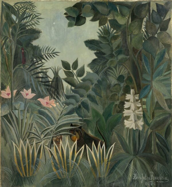 The Equatorial Jungle - by Henri Rousseau