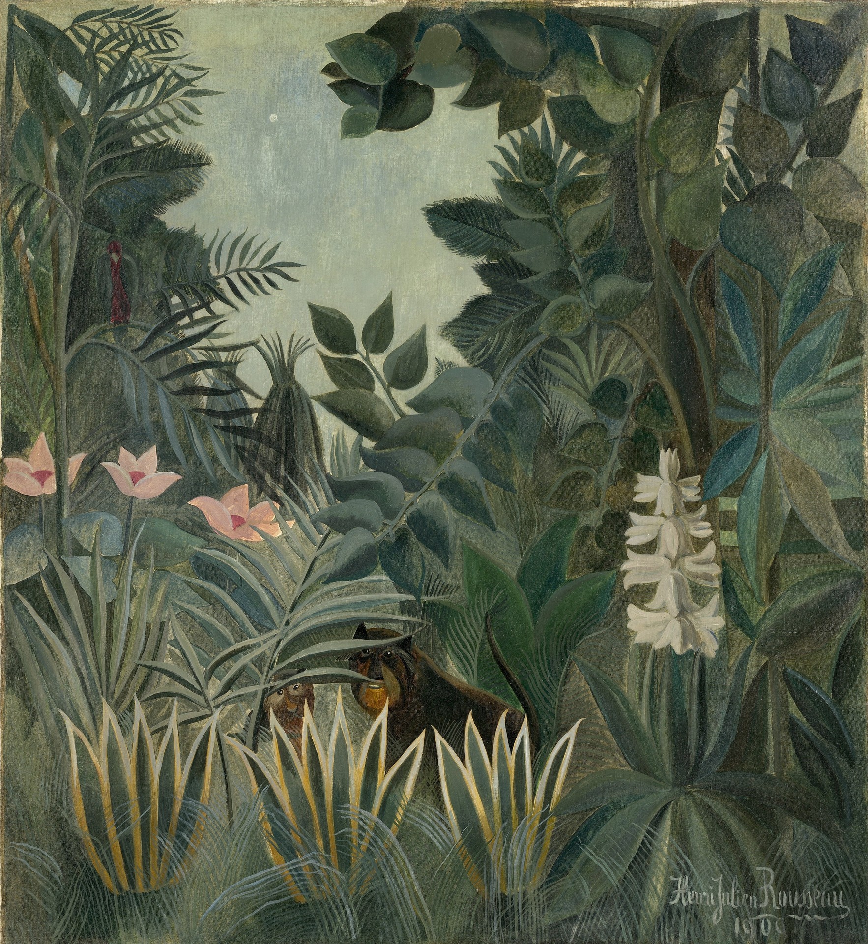 The Equatorial Jungle - by Henri Rousseau
