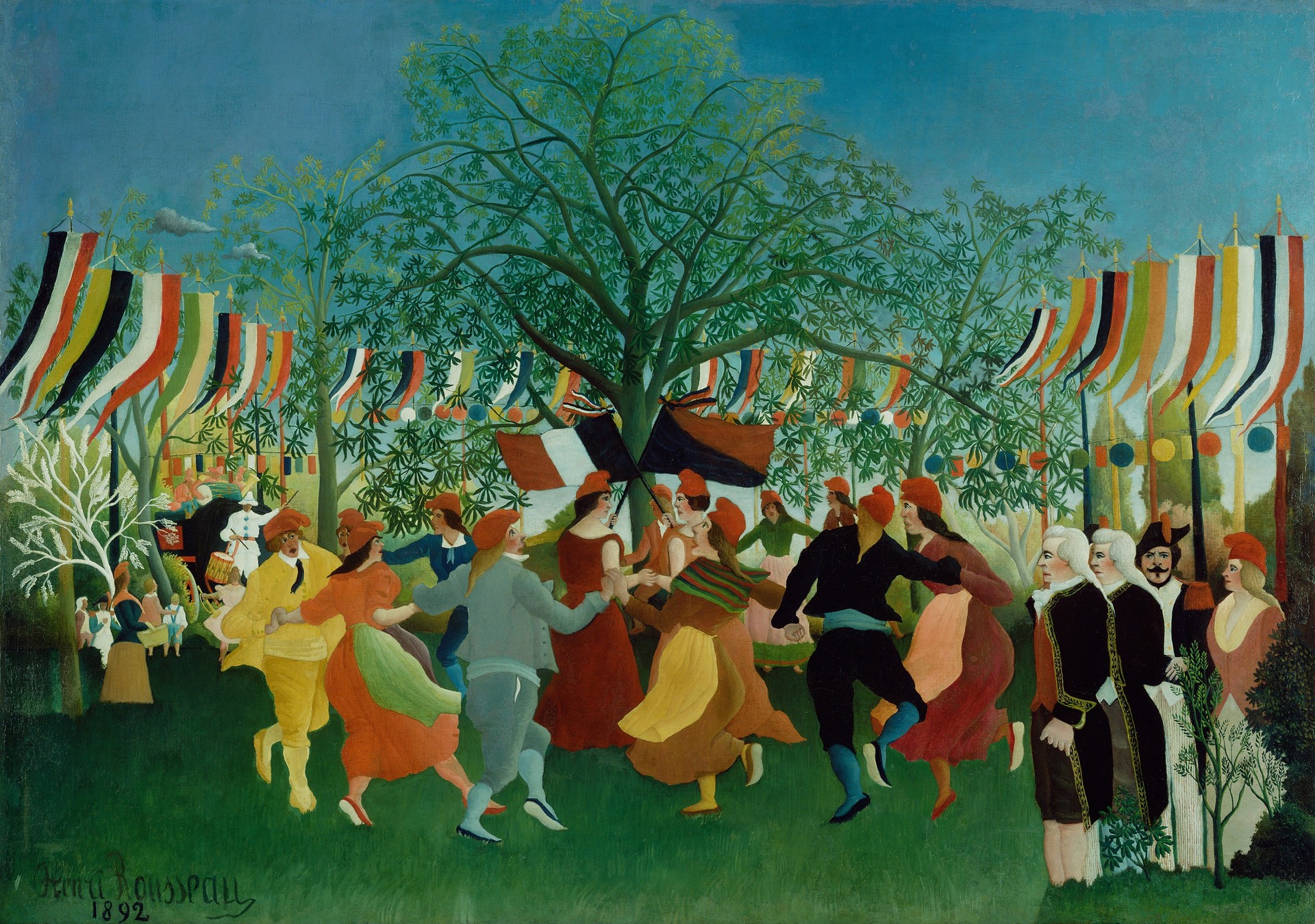 A Centennial of Independence - by Henri Rousseau