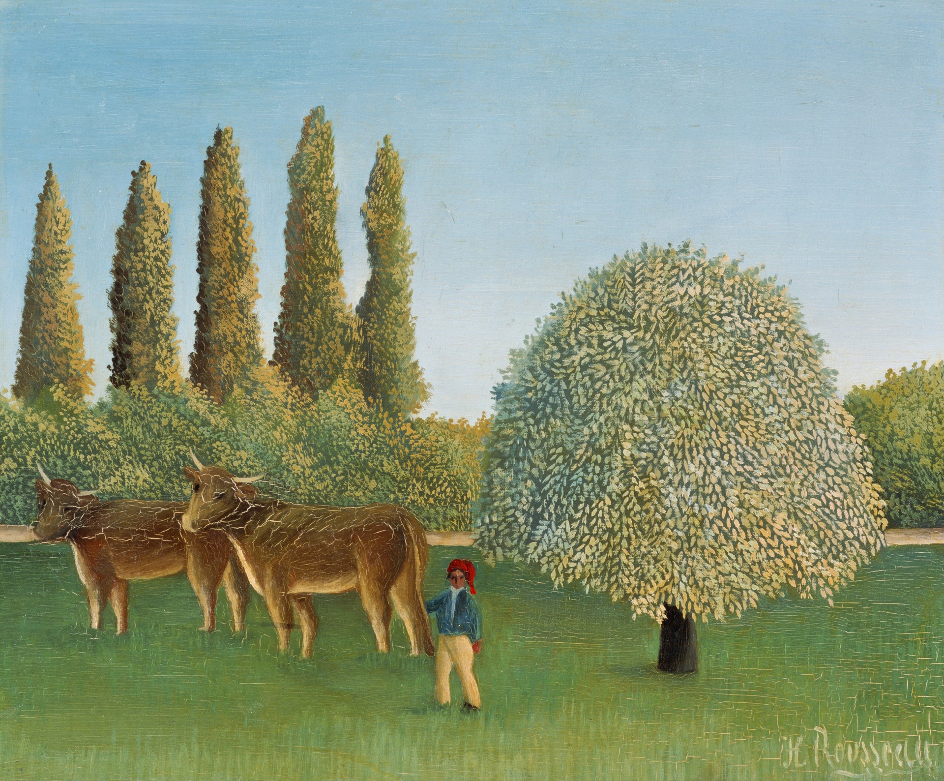 Meadowland - by Henri Rousseau