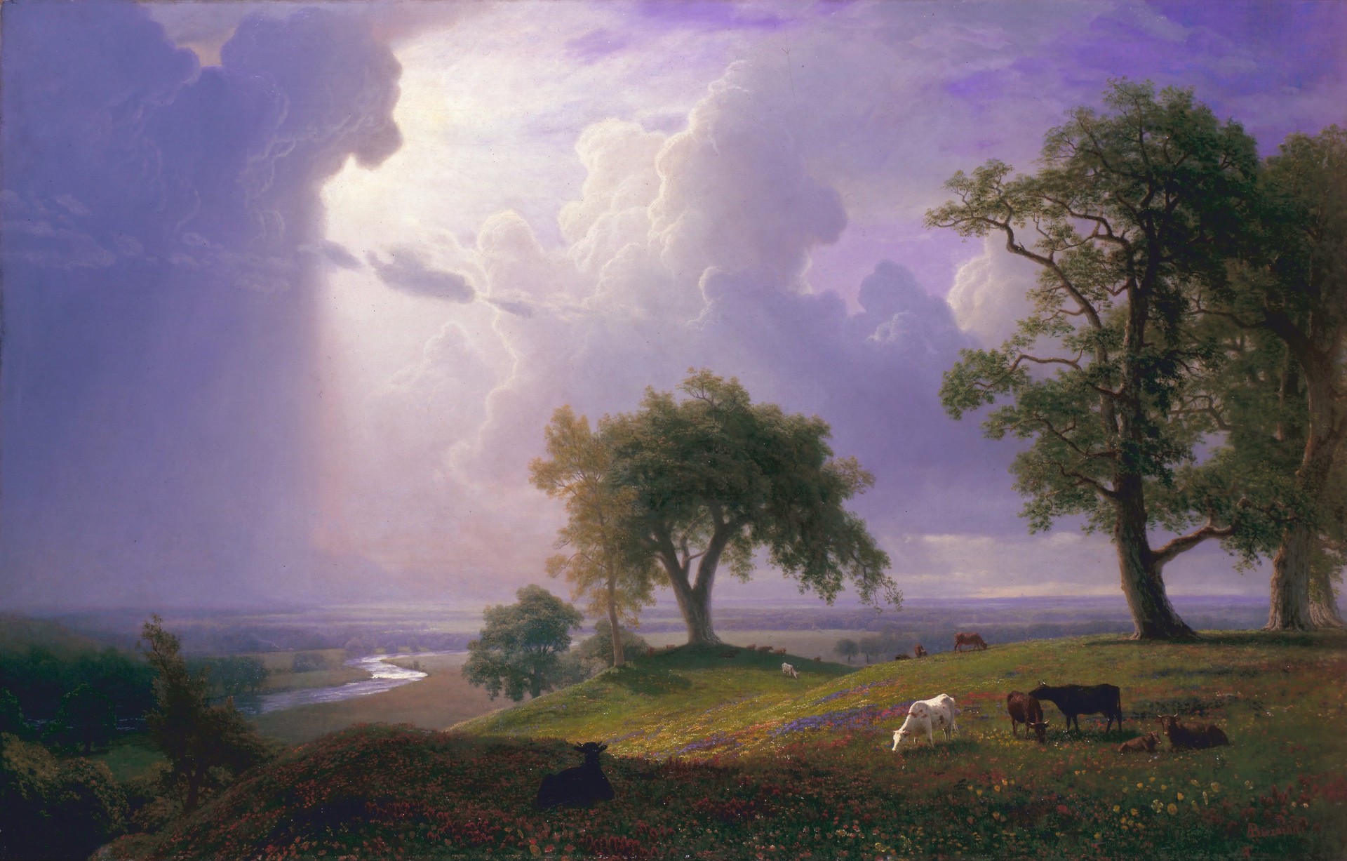 California Spring - by Albert Bierstadt