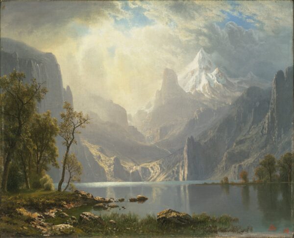 In the Sierras - by Albert Bierstadt