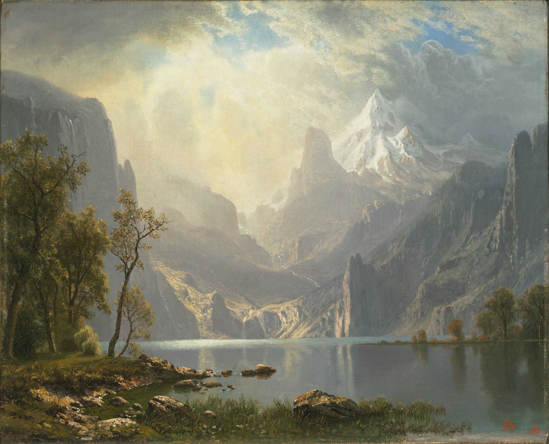 In the Sierras - by Albert Bierstadt