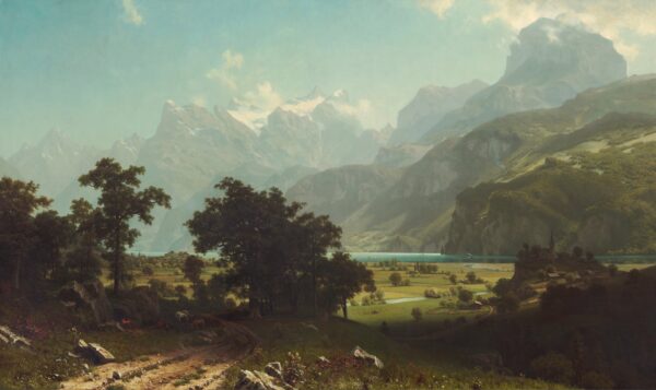 Lake Lucerne - by Albert Bierstadt