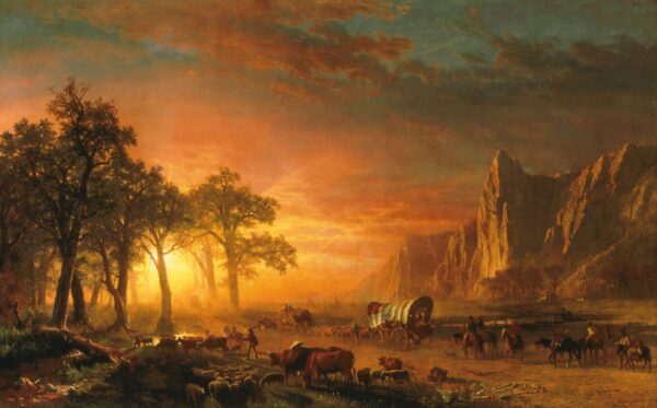 Emigrants Crossing the Plains - by Albert Bierstadt