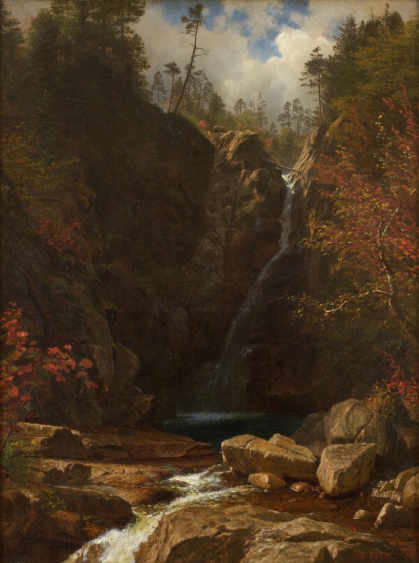 Glen Ellis Falls - by Albert Bierstadt