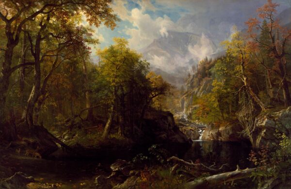 The Emerald Pool - by Albert Bierstadt