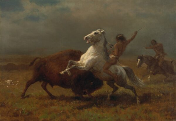 Study for "The Last of the Buffalo" - by Albert Bierstadt