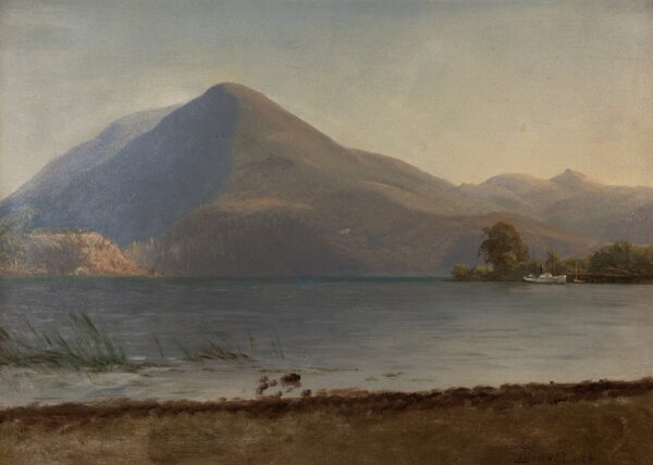 On the Hudson - by Albert Bierstadt