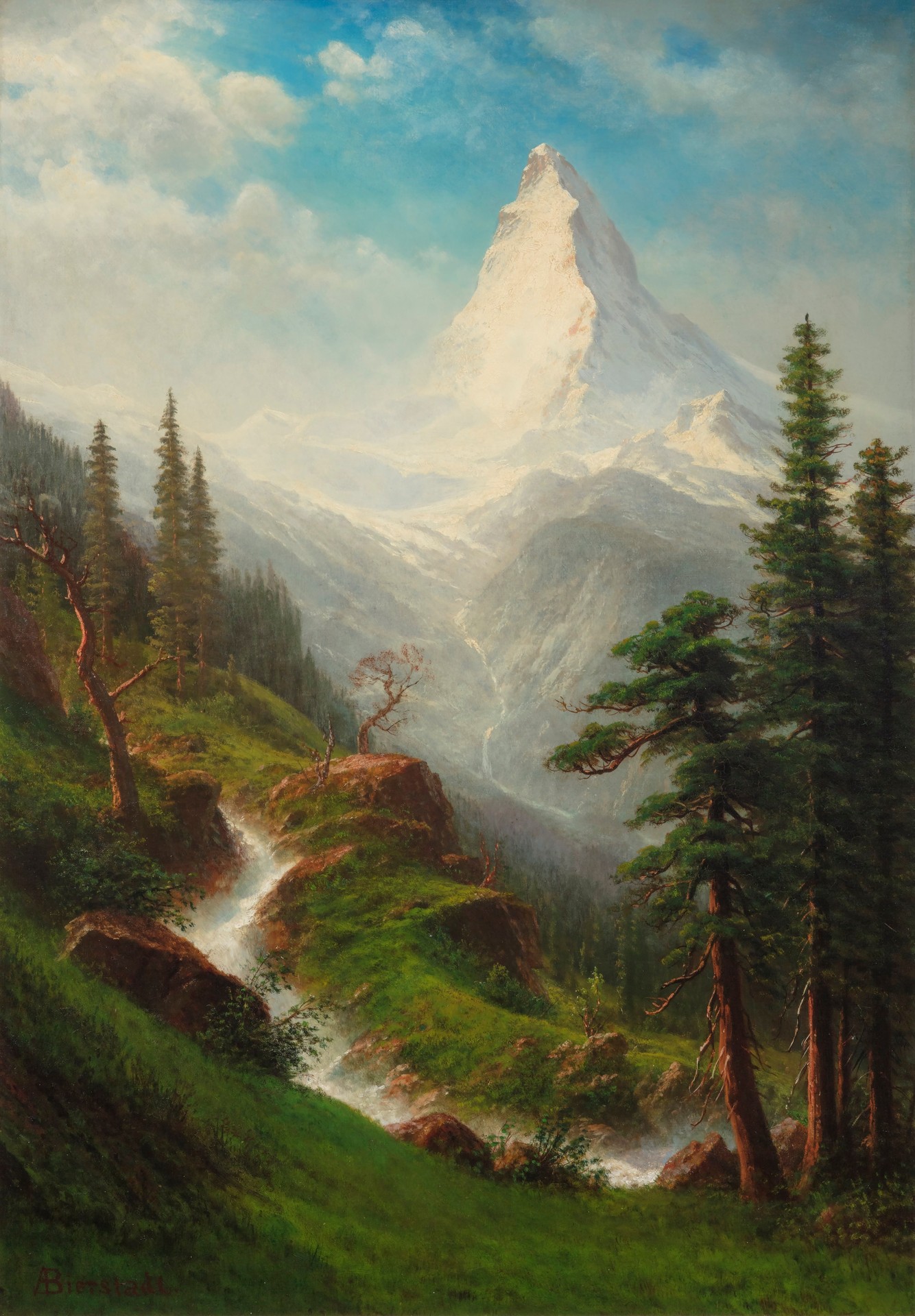 The Matterhorn - by Albert Bierstadt