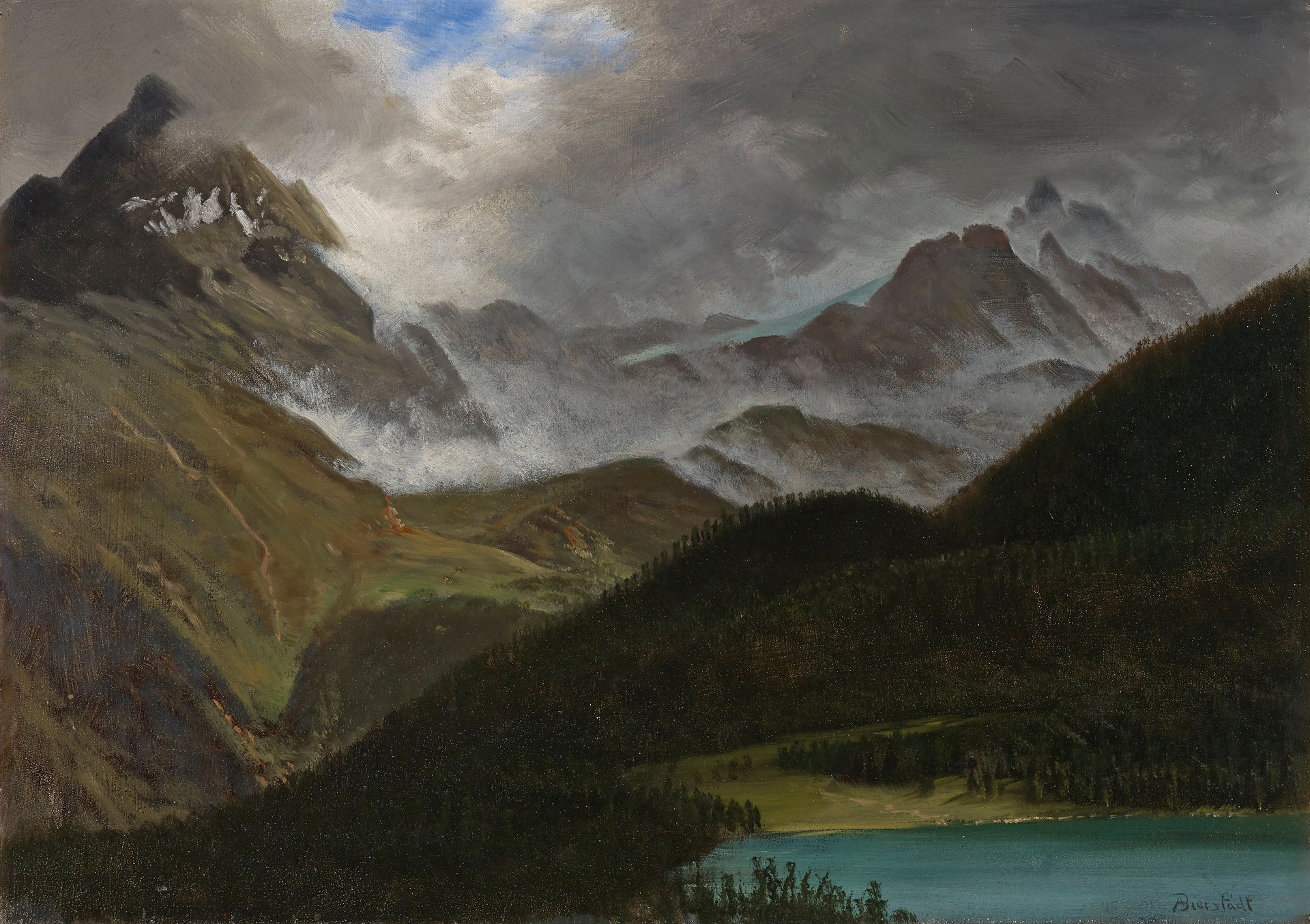 Landscape - by Albert Bierstadt