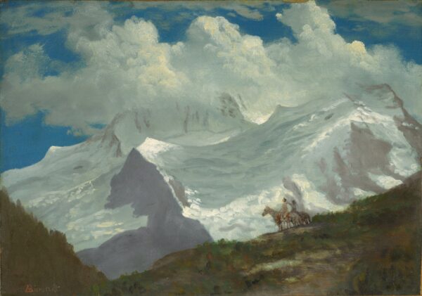 In the Rockies - by Albert Bierstadt