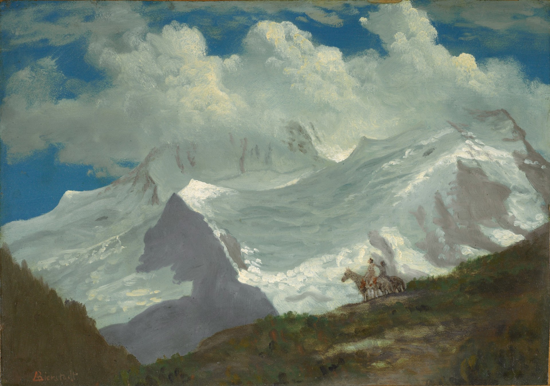 In the Rockies - by Albert Bierstadt
