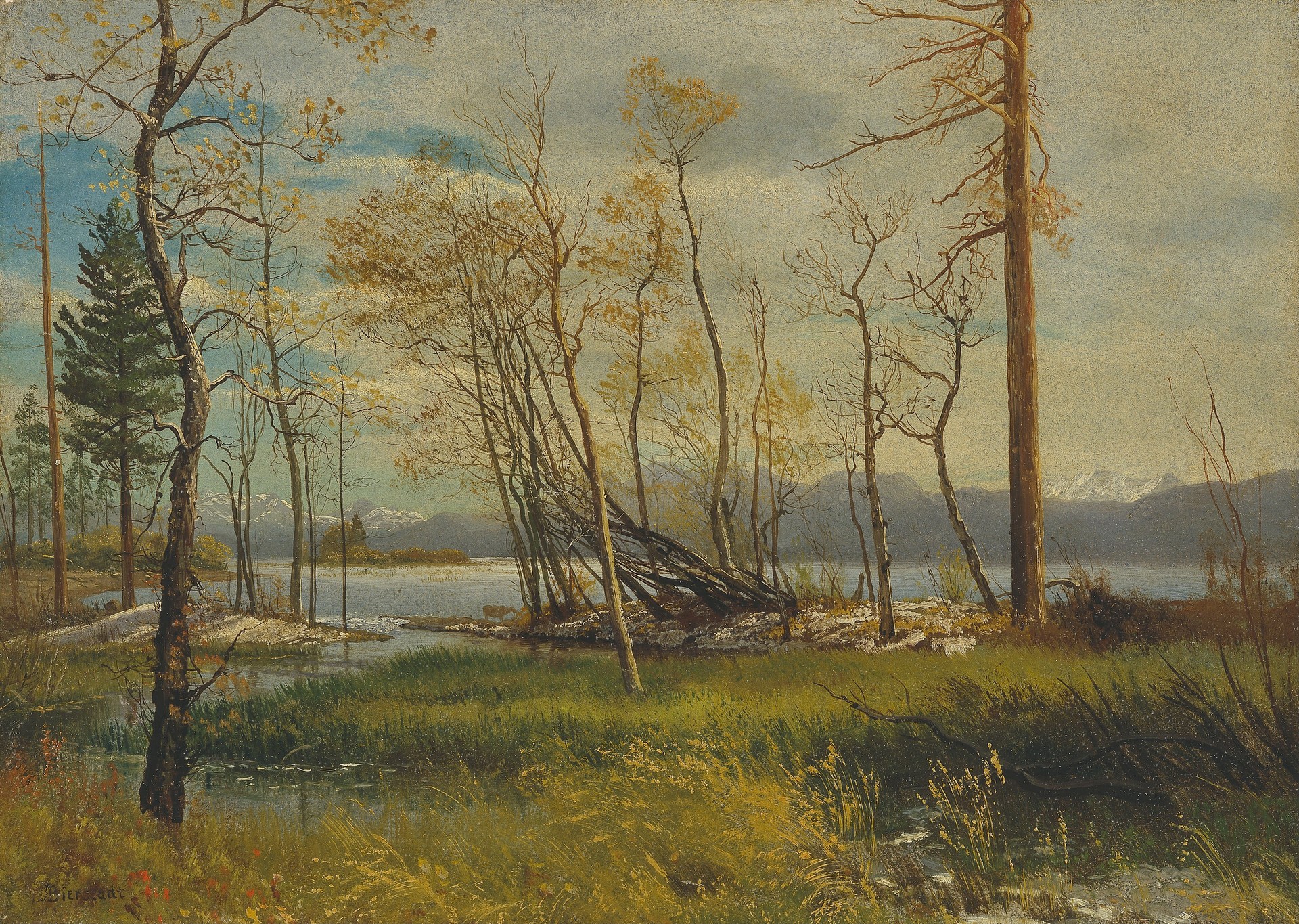 Lake Tahoe - by Albert Bierstadt