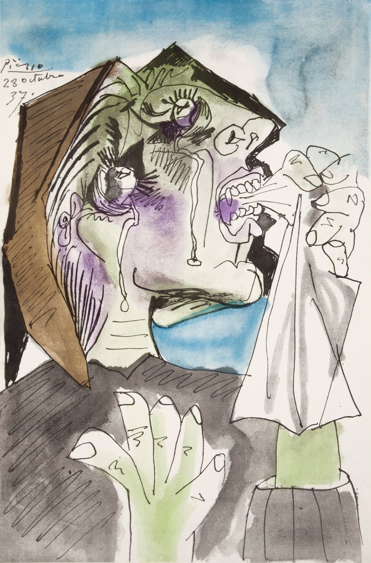 La Femme Qui Pleure (The Weeping Woman) - by Pablo Picasso