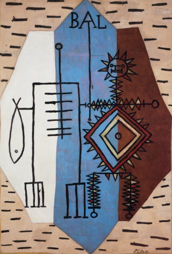 Composition for Bal de la Mer - by Pablo Picasso