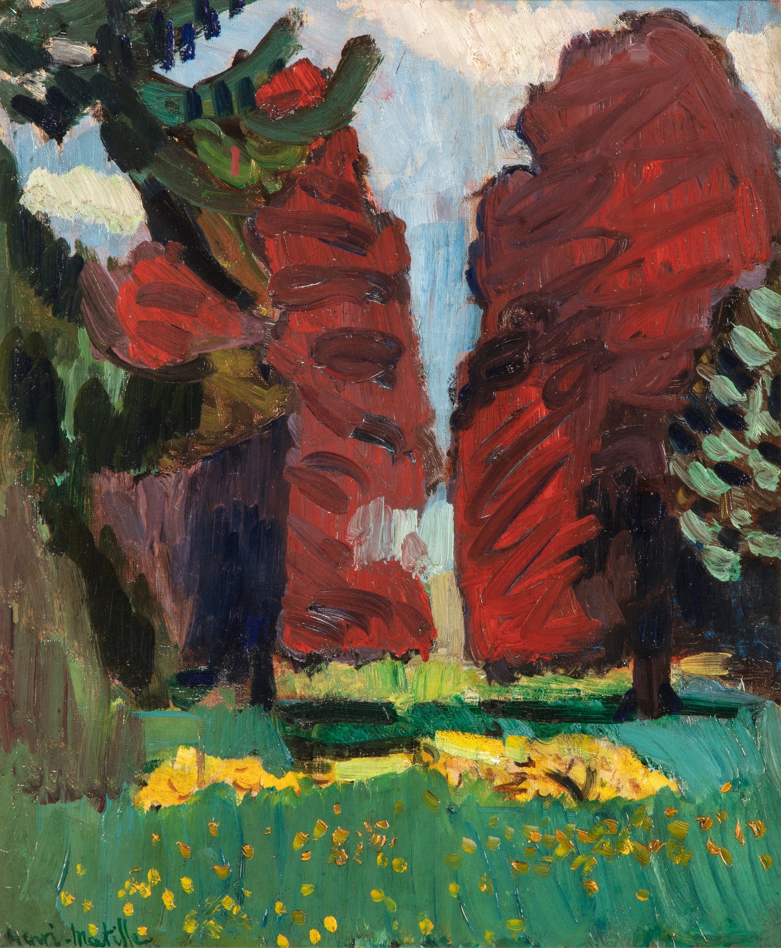 Purple Beeches - by Henri Matisse