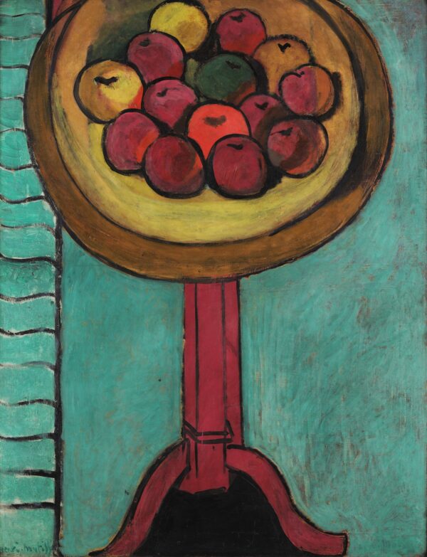 Bowl of Apples on a Table - by Henri Matisse