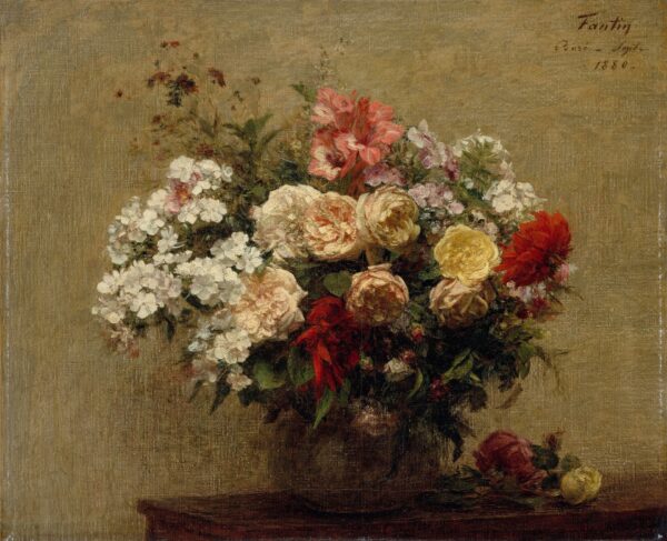 Summer Flowers - by Henri Fantin-Latour