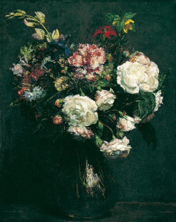 Vase of Flowers - by Henri Fantin-Latour