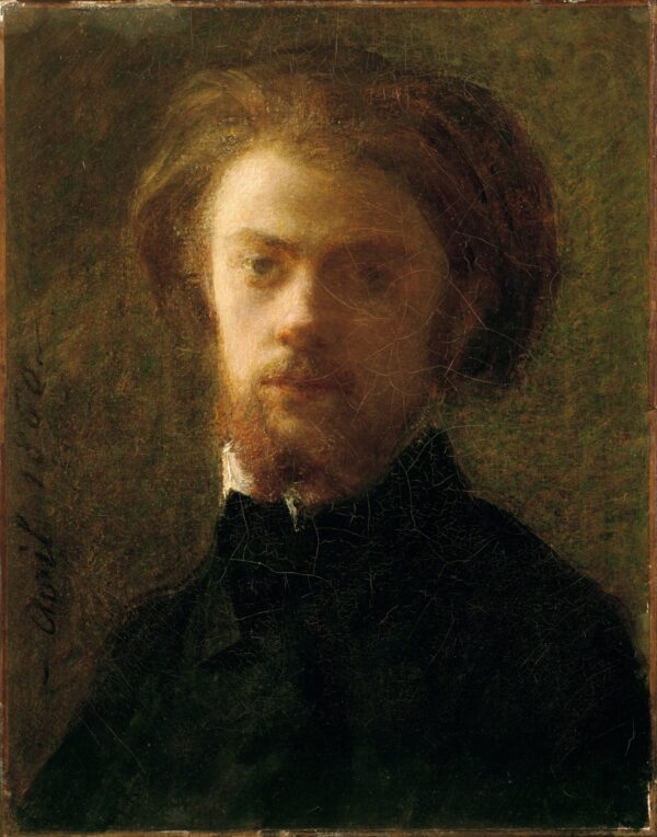 Self-Portrait - by Henri Fantin-Latour
