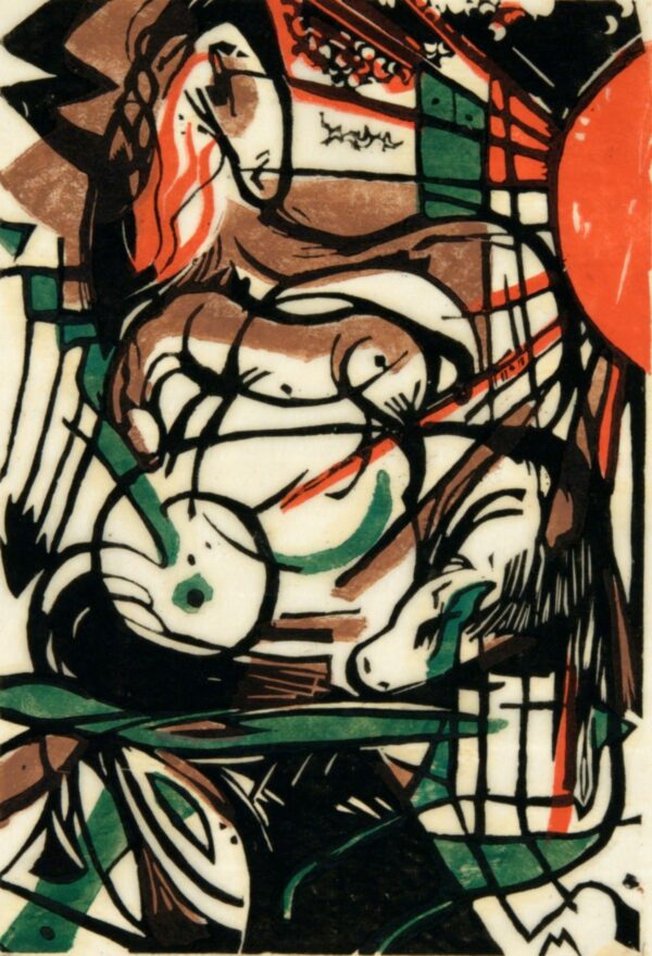 Birth of the Horses - by Franz Marc