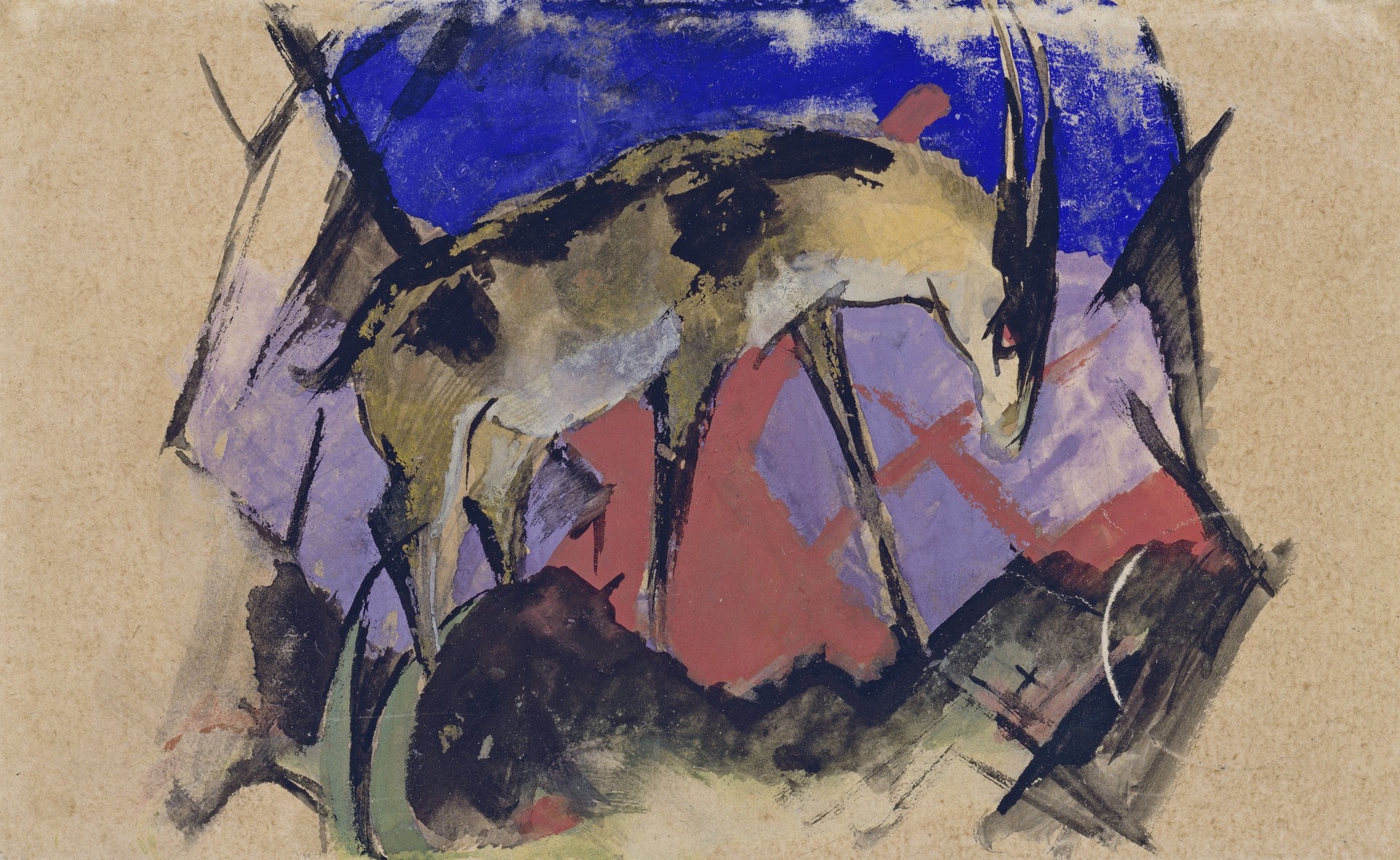 Antelope - by Franz Marc
