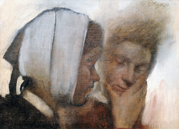 Washerwomen - by Edgar Degas