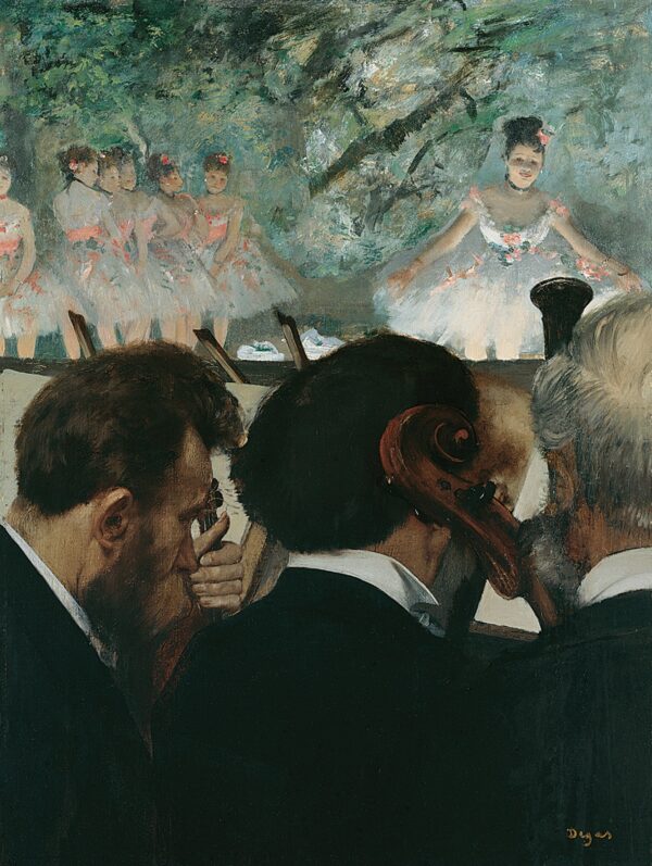 Orchestra Musicians - by Edgar Degas