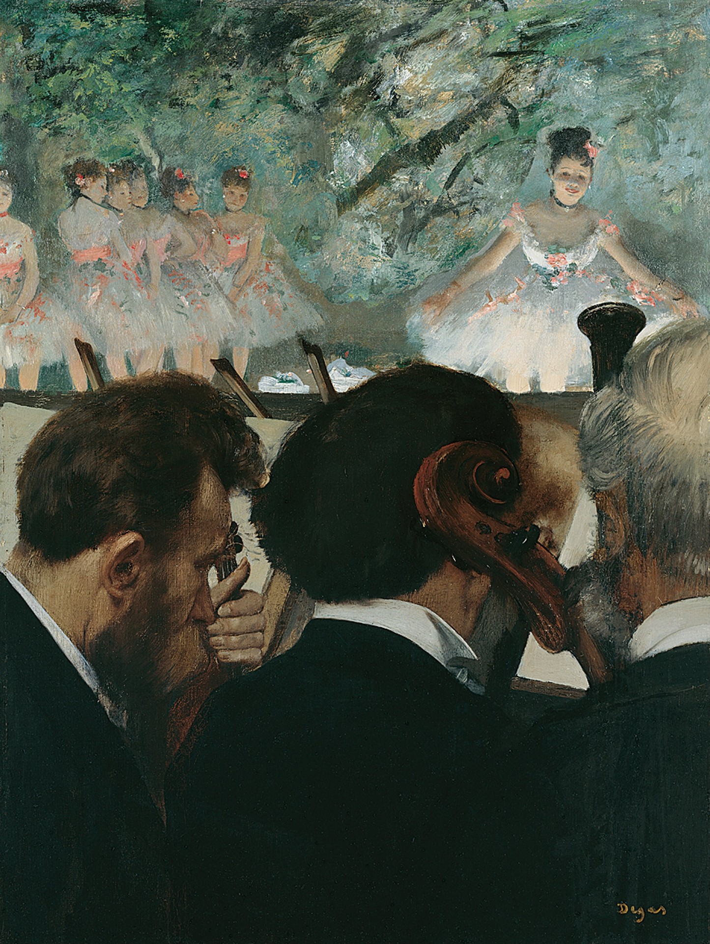 Orchestra Musicians - by Edgar Degas