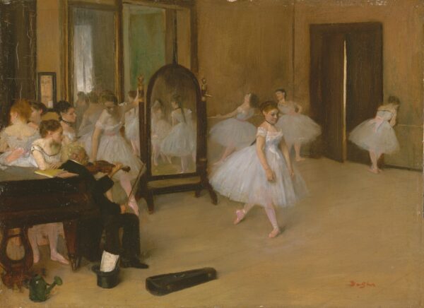 The Dancing Class - by Edgar Degas
