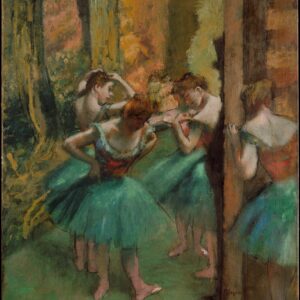 Dancers, Pink and Green - by Edgar Degas