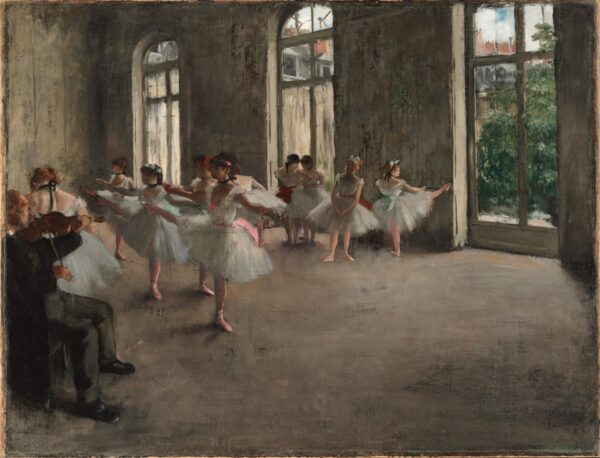 The Rehearsal - by Edgar Degas