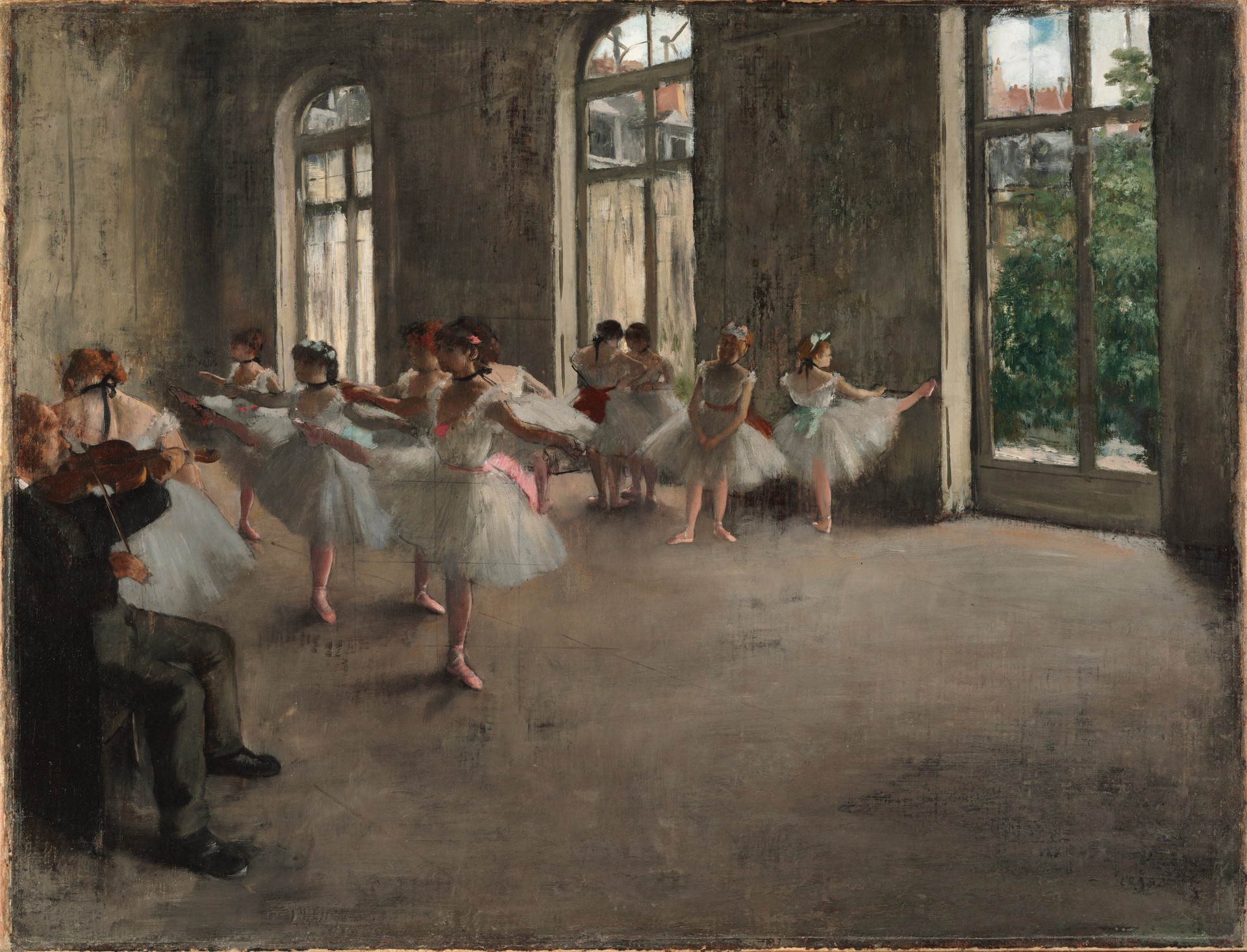 The Rehearsal - by Edgar Degas
