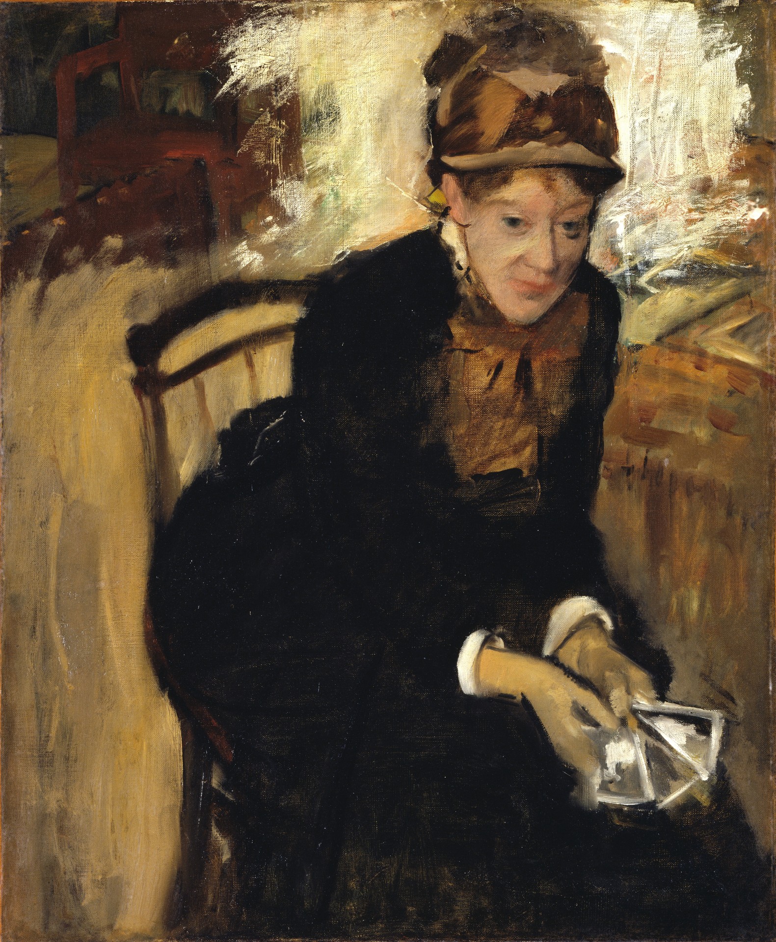 Mary Cassatt - by Edgar Degas
