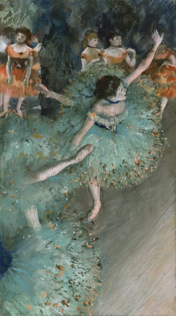 Swaying Dancer (Dancer in Green) - by Edgar Degas