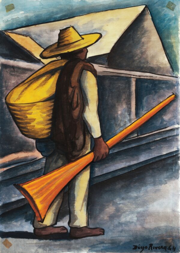 Campesino - by Diego Rivera