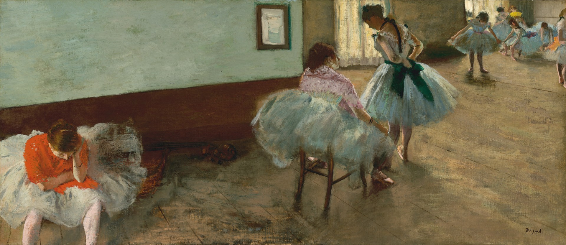The Dance Lesson - by Edgar Degas
