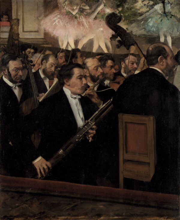 The Orchestra at the Opera - by Edgar Degas