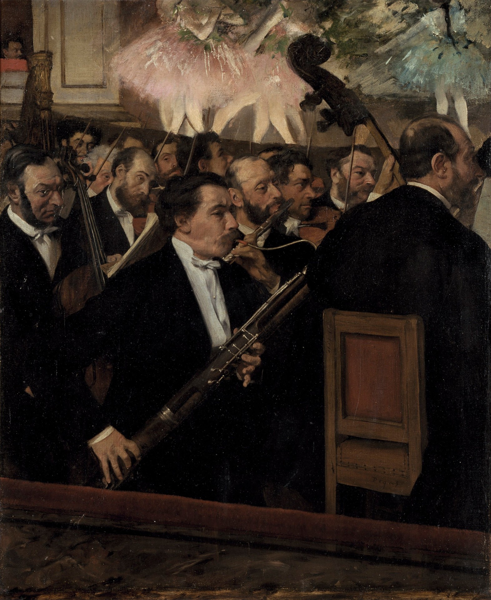 The Orchestra at the Opera - by Edgar Degas