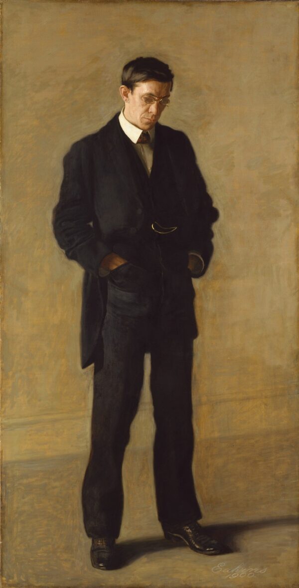 The Thinker: Portrait of Louis N. Kenton - by Thomas Eakins