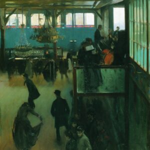 Dance at the Moulin de la Galette - by Ramon Casas