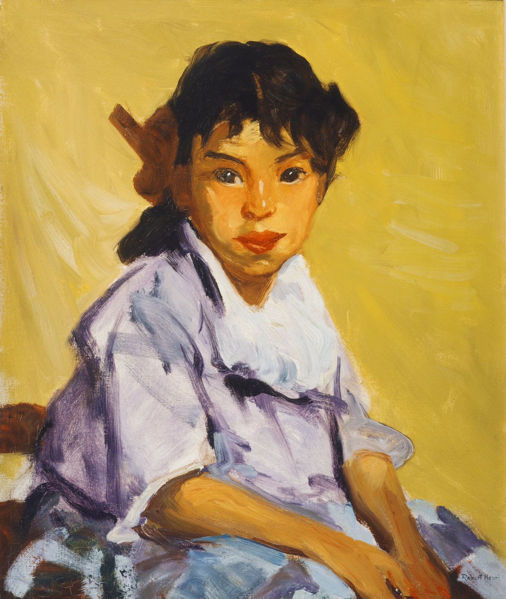 Mexican Girl, Lucinda - by Robert Henri