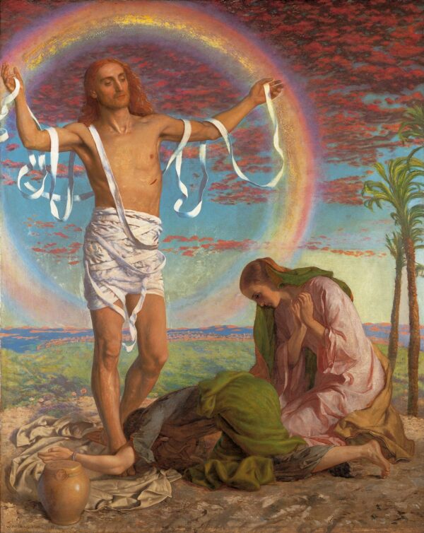 Christ and the Two Marys - by William Holman Hunt