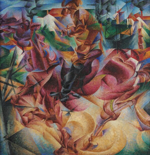 Elasticitร - by Umberto Boccioni