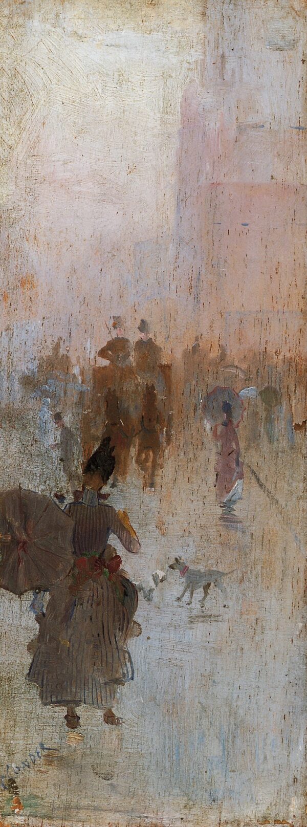 How we lost poor Flossie - by Charles Conder