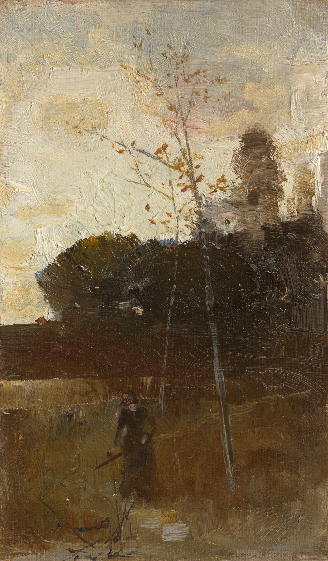 The path from the woods - by Charles Conder