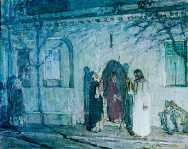 Christ and His Disciples Before the Last Supper - by Henry Ossawa Tanner