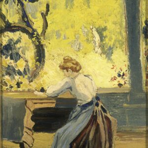 Verandah in Spring - by Louis Eilshemius