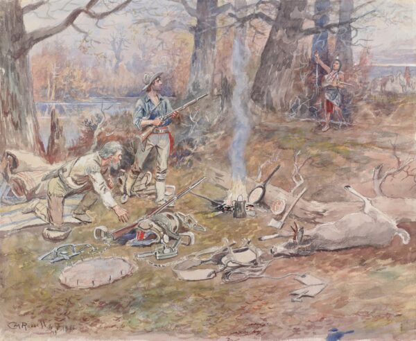 A Doubtful Guest - by Charles Marion Russell